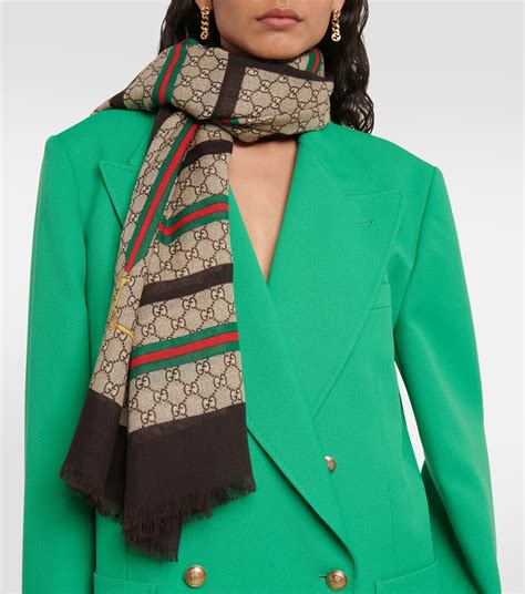 gucci inspired silk scarf|Gucci scarf unisex.